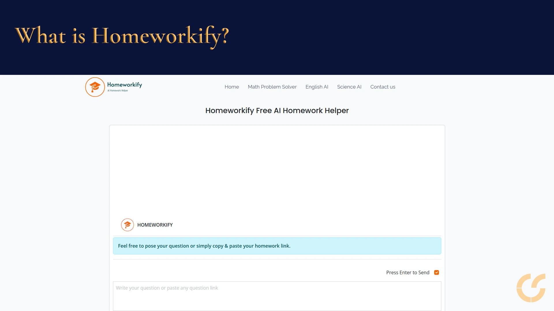 What is Homeworkify